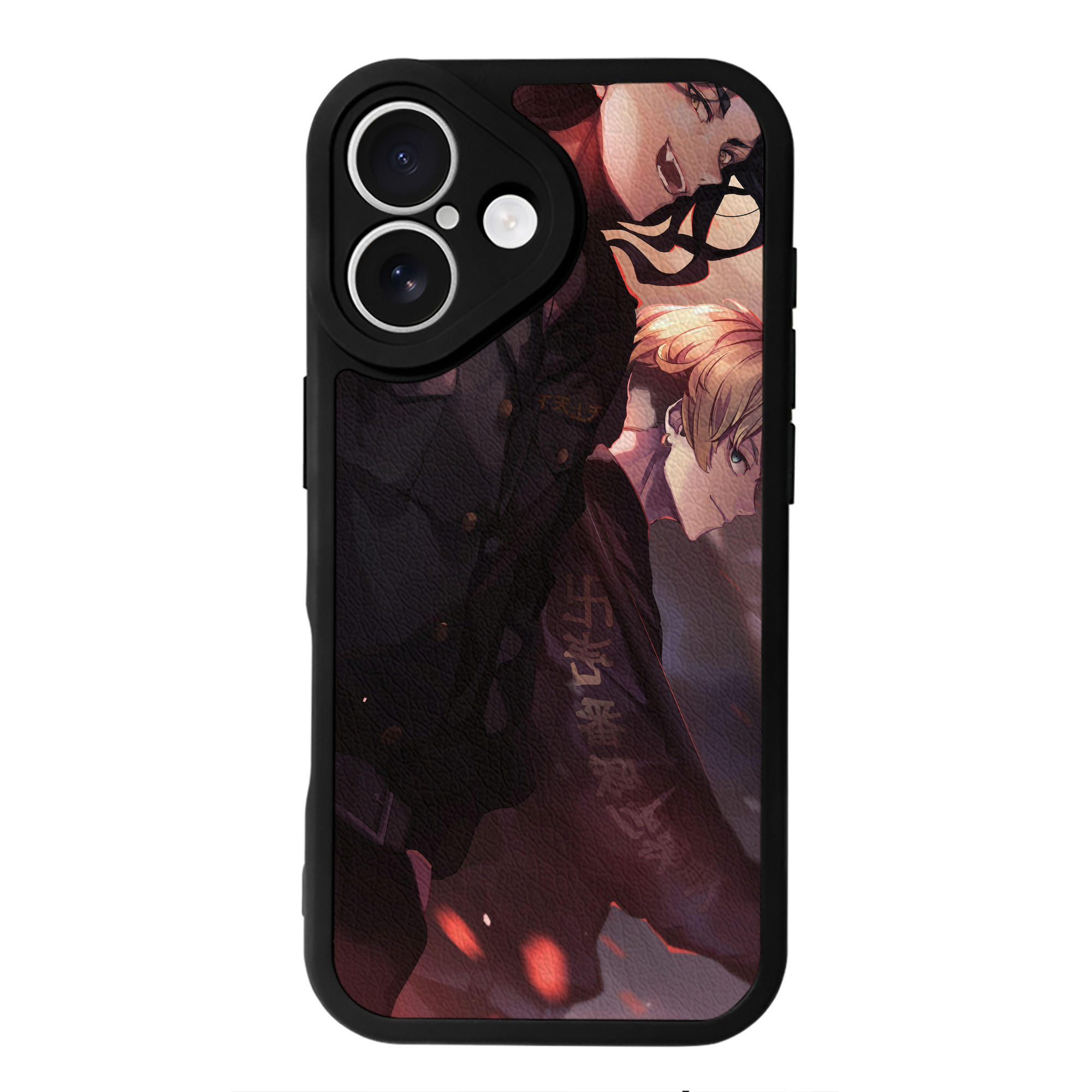 （画像用） 東京リベンジャーズ Tokyo Revengers 【iPhone 16シリーズ対応】シリコンスマホケース（レザー調） 材質：シリコン